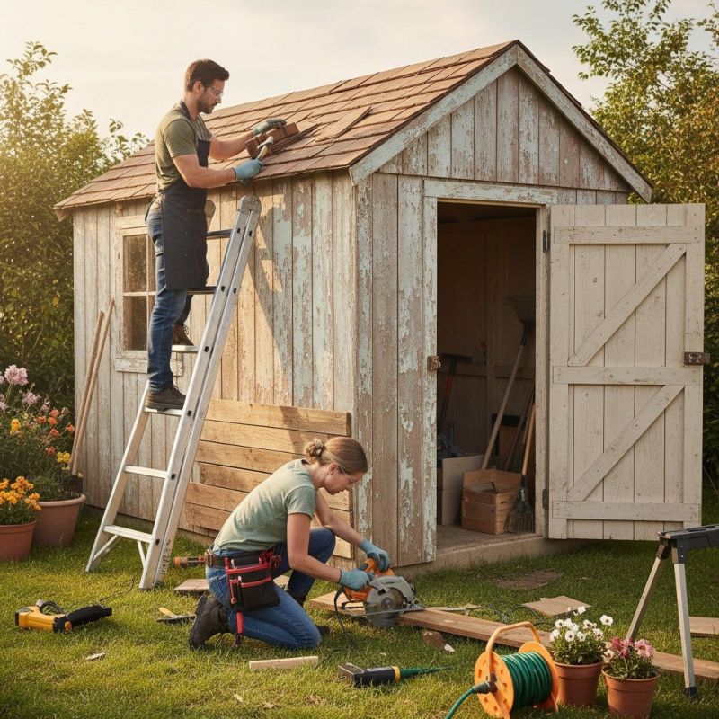 Shed Damage Repair in Wilmington, NC