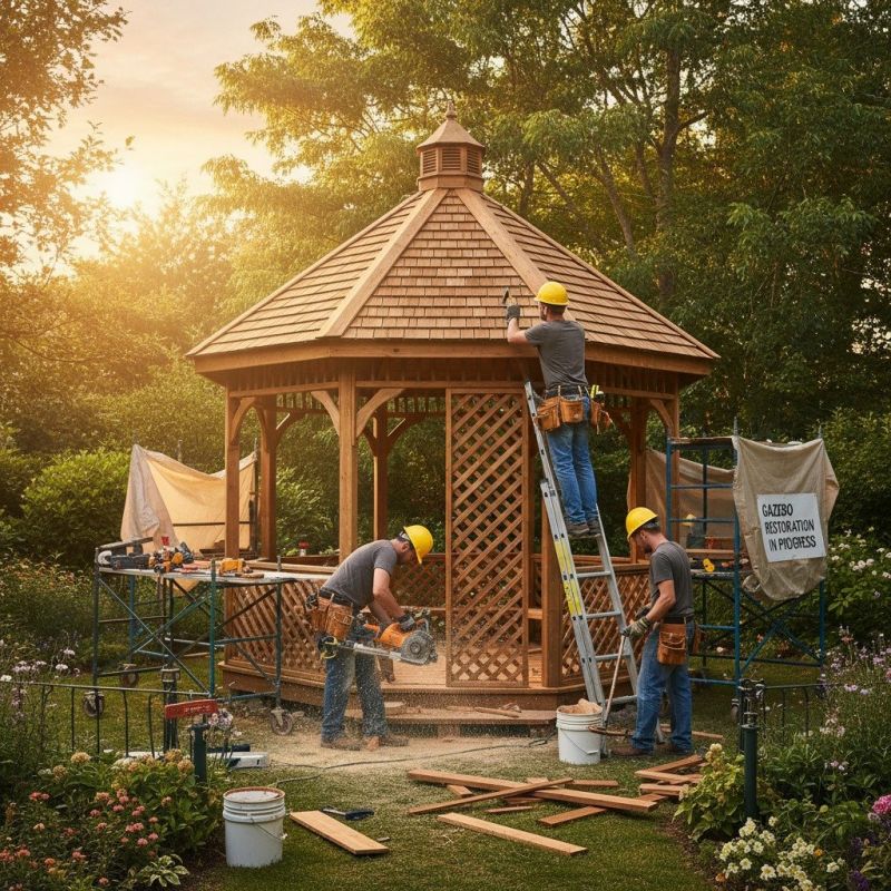 Wooden Carport Repair in Conroe, TX